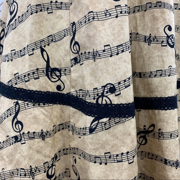 Hot Topic Musical Note Halter Fully Lined Dress Size XS - Picture 6 of 12